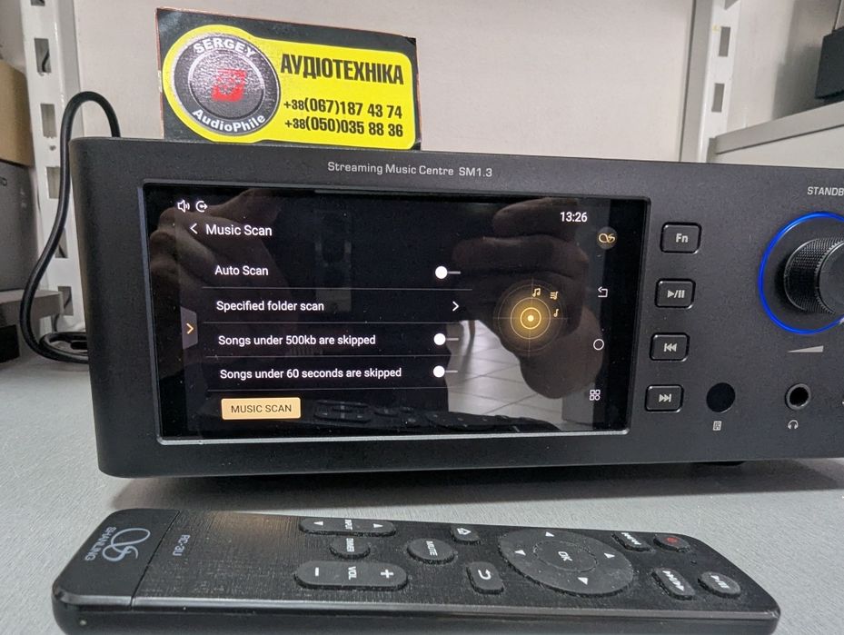Р-в! Hi-End Сетевой стример Shanling SM1.3. ЦАП с чипами AKM4499EX. Wi-Fi, Bluetooth, XLR, USB