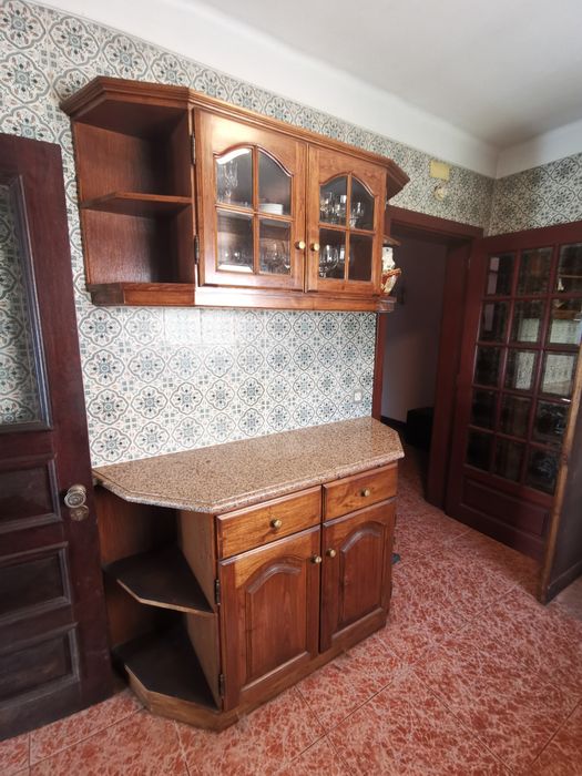 Cozinha tradicional completa madeira maciça