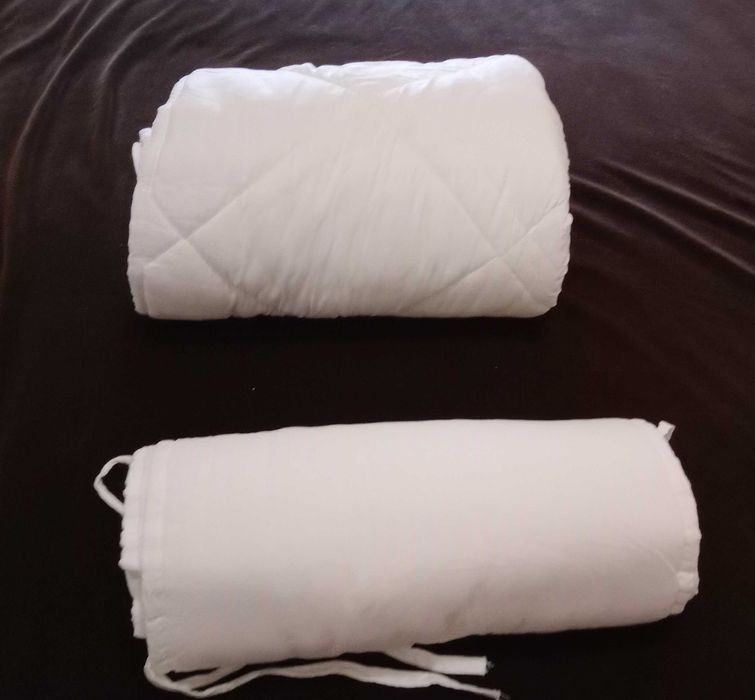 Segurança  Berço Proteção + Edredão Aquecimento,  Algodão 1,20 x 80 cm