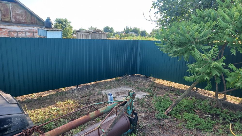 Заборы из профнастила,установка и демонтаж.