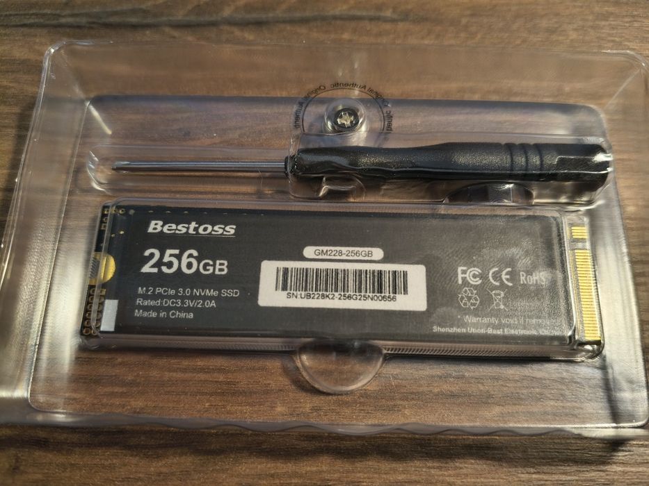 SSD Bestoss GM228 256 Gb NVMe M.2 PCI-E Gen3x4