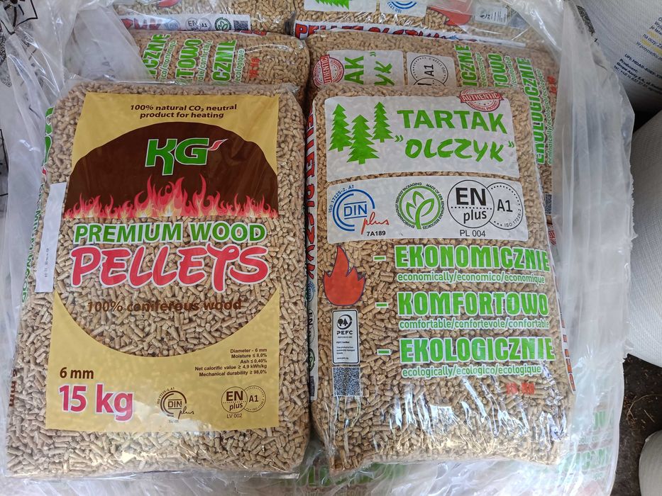 KG Premium Pellet 6mm  | Wysoka jakość | Certyfikat EN Plus A1, DIN plus