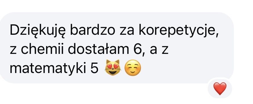 Matematyka, Chemia korepetycje