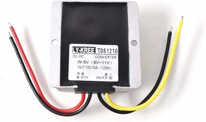 EKYLIN DC-DC konwerter Step Up DC 12V do 5V 10A 120W