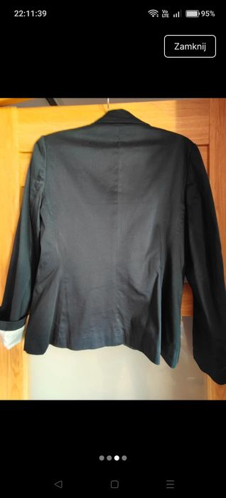 Granatowa marynarka 42 Stradivarius