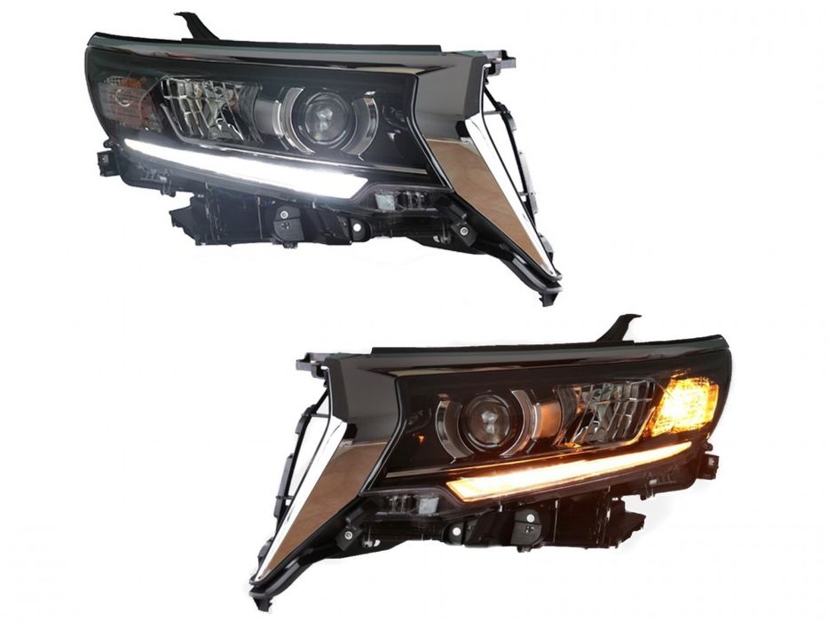 Фари Toyota Land Cruiser Prado 150 Full Led рест 2018+замість галогену