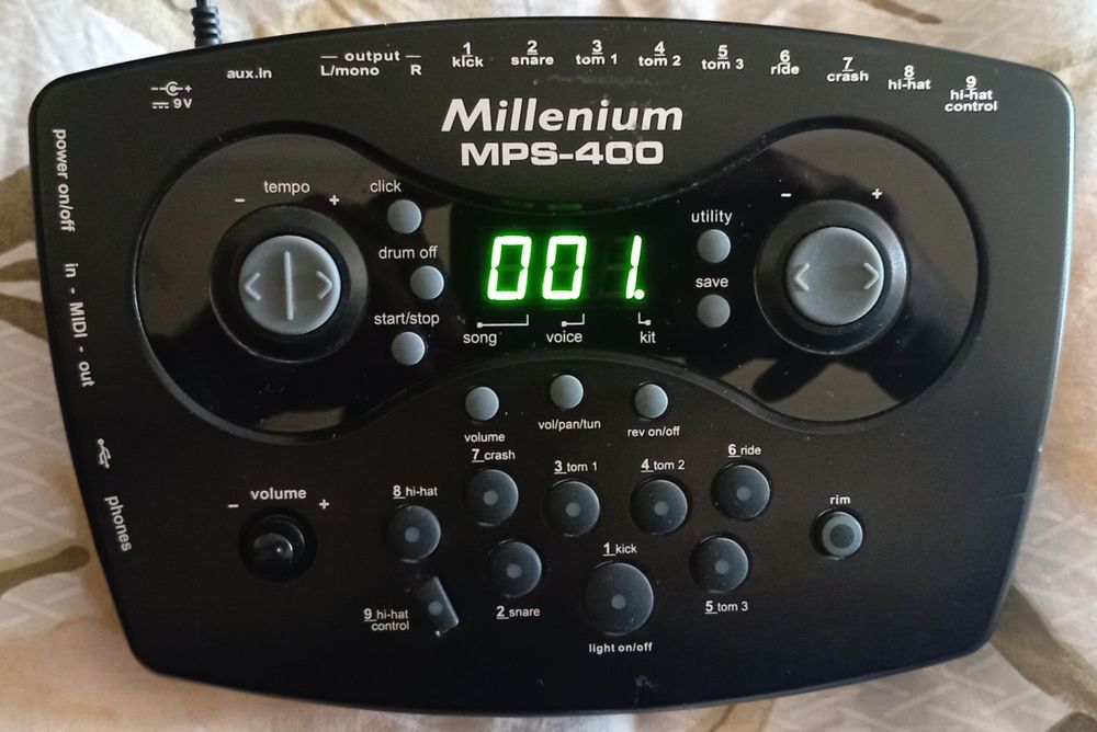 Módulo de bateria digital (Millenium MPS-400)