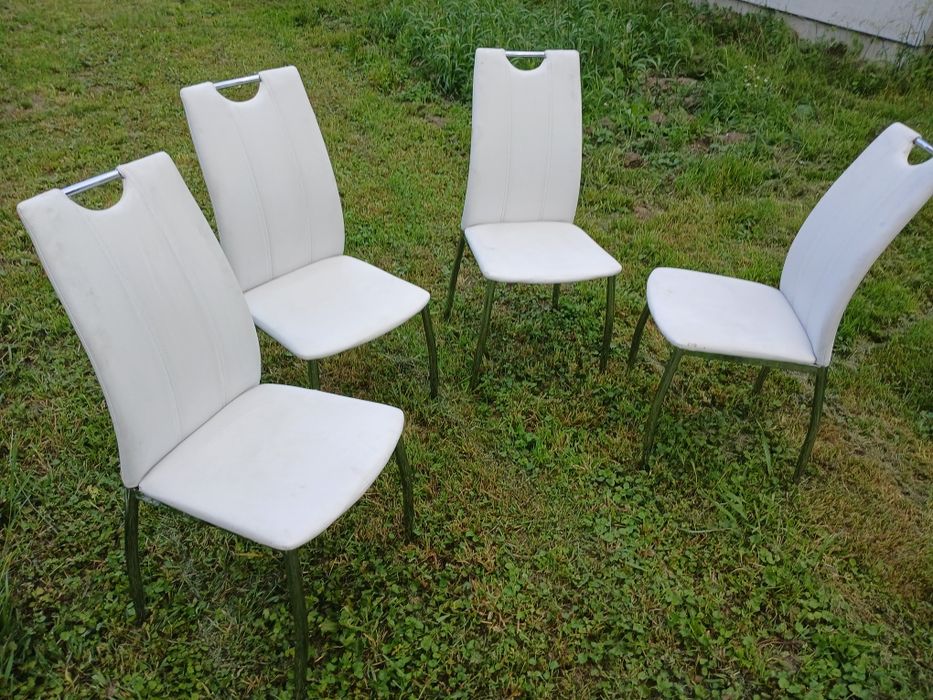 Hokery, stołki tapicerowane z eco skóry