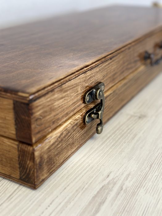 Набор шампуров в кейсе из натурального дерева на подарок мужчине!!!