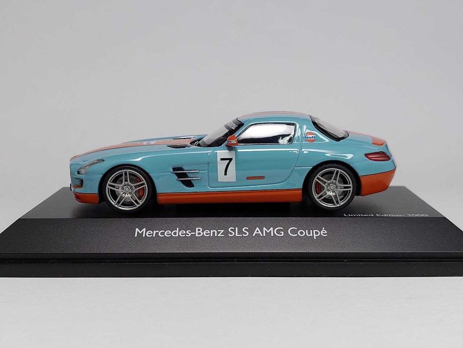 Масштабна модель 1/43 Mercedes SLS AMG gulf від Schuco: 2 500 грн