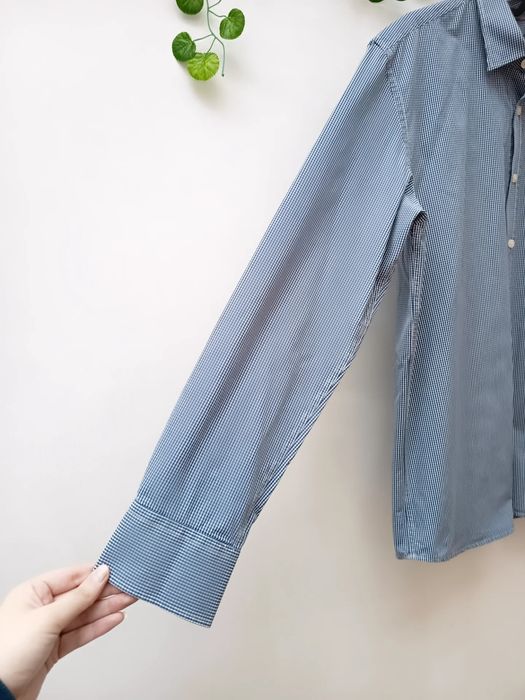 Camisa Axadrezada Azul Escuro