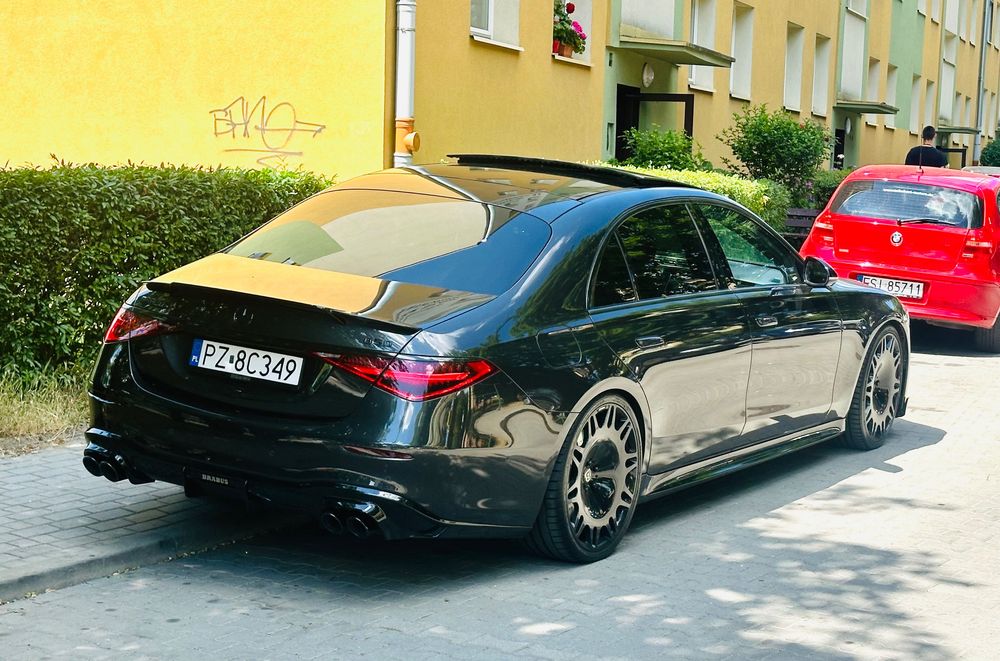 Mercedes s class Brabus samochód na ślub wraz z kierowcą