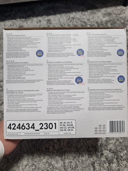 Nasadka do robota kuchennego Lidlomix