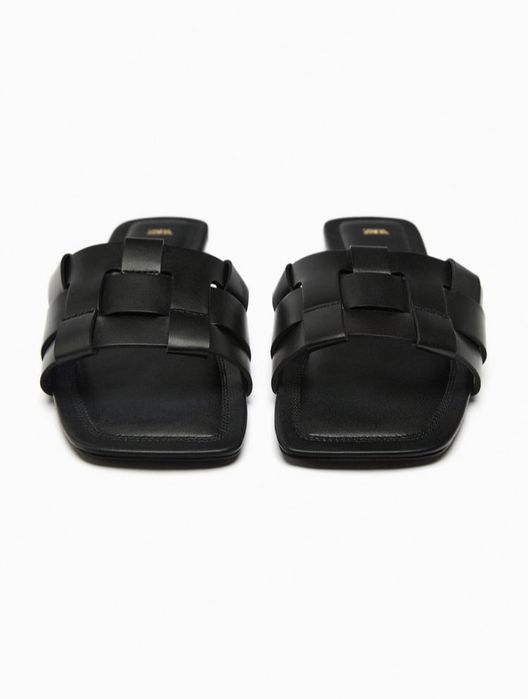 Шкіряні капці Zara 38