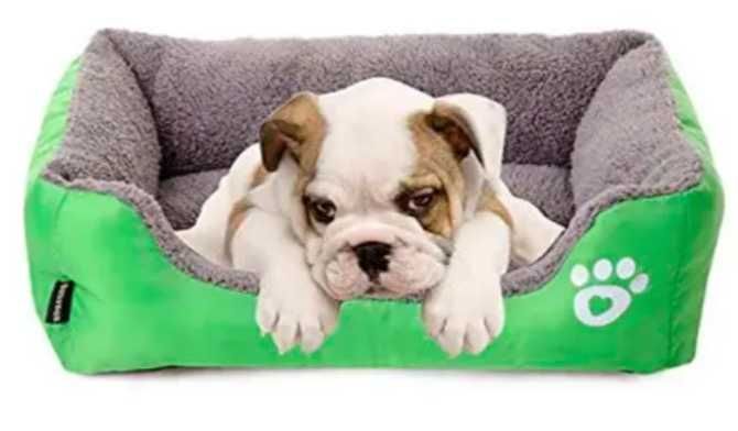 ХІТ Лежанка пуфік лежак м'яка тепла Зимова для собак р.L(до14 кг)чорна