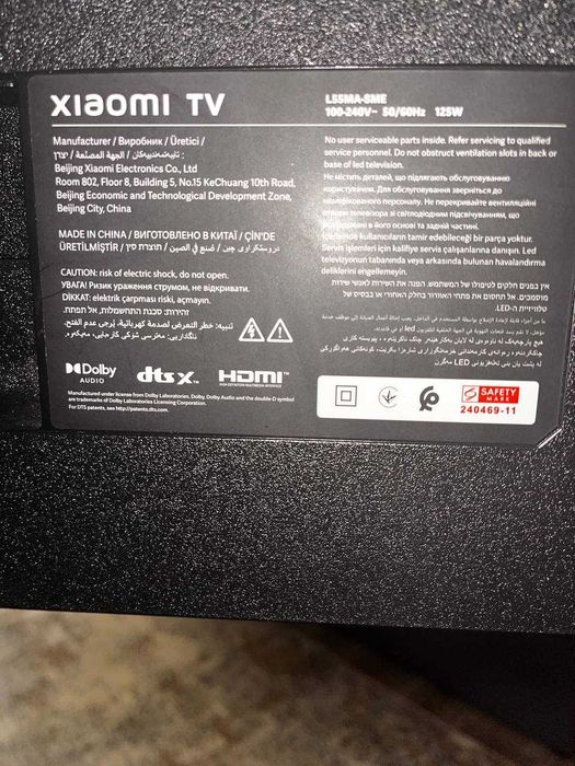 Продам телевізор Xiaomi A Pro 55 на запчастини