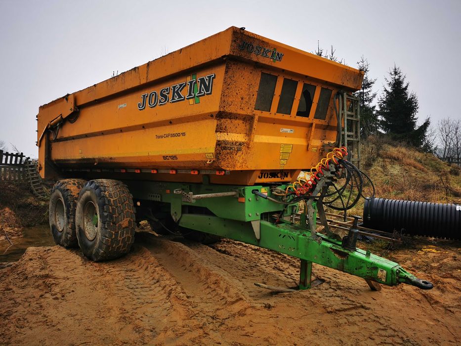 przyczepa rolnicza tandem Joskin Trans-CAP 550/15 BC125 18T