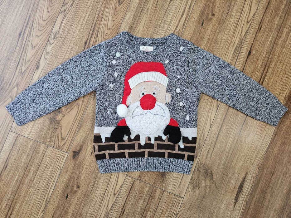 Sweter świąteczny z Mikołajem r. 110
