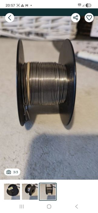 Drut do cięcia  styropianu gruby 1mm.