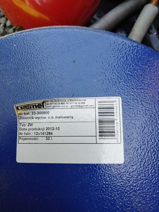 Używany bojler Galmet 200l z grzałką i osprzęt kotła