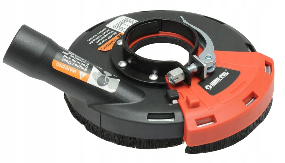 Osłona Przeciwpyłowa Odsysająca Do Szlifierki 230 + Tarcza 180Mm