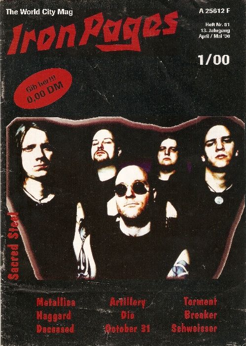Revistas antigas de Metal em alemão