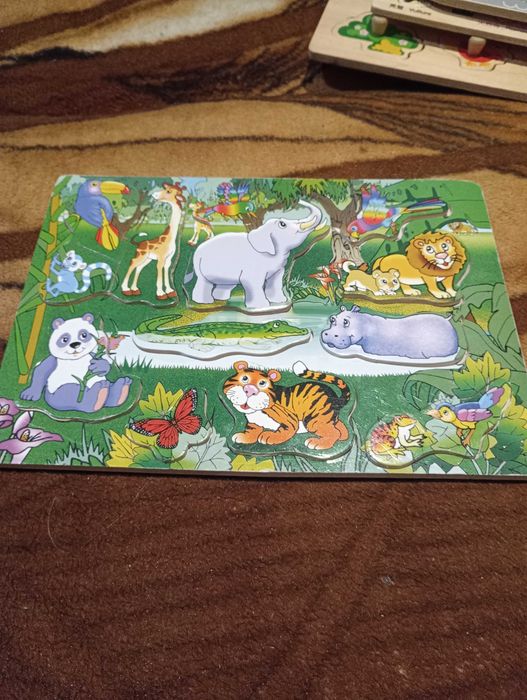 Puzzle drewniane dla malucha