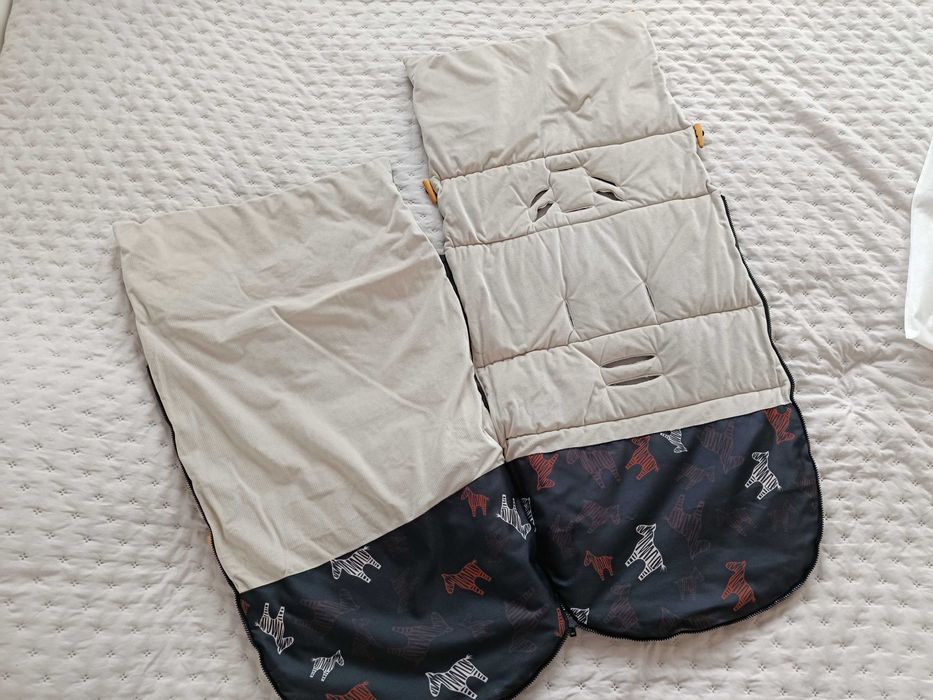 Nowy śpiworek do wózka/ gondoli r. L/XL Lanila Zebra
