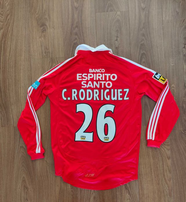 Camisola jogo Benfica 07/08 C.Rodriguez