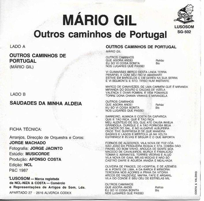 MARIO GIL - Outros Caminhos de Portugal