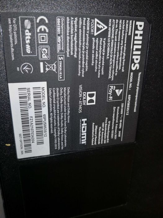 Philips 65 pus 8535/12-matryca dobra