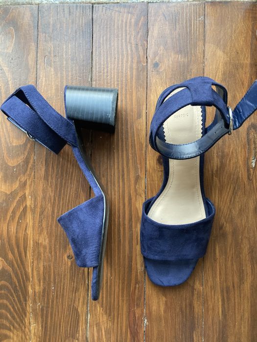 Sapato salto Azul escuro