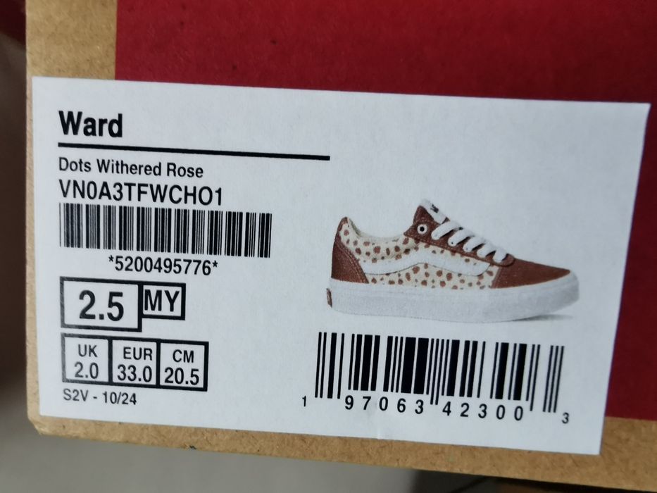 Buty dziewczęce Vans r. 33