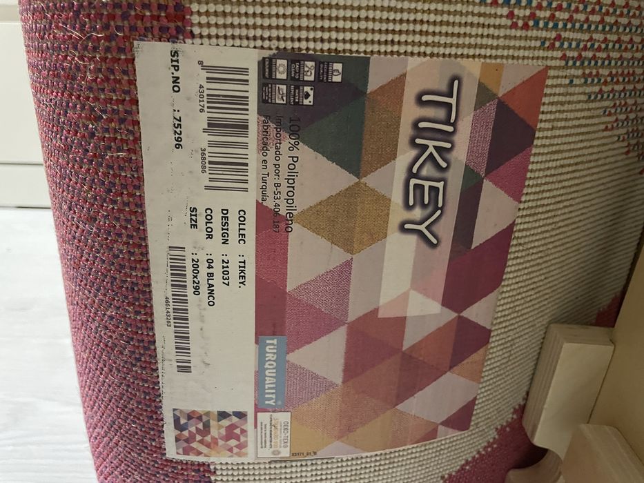 Tapete interior colorido 200x290