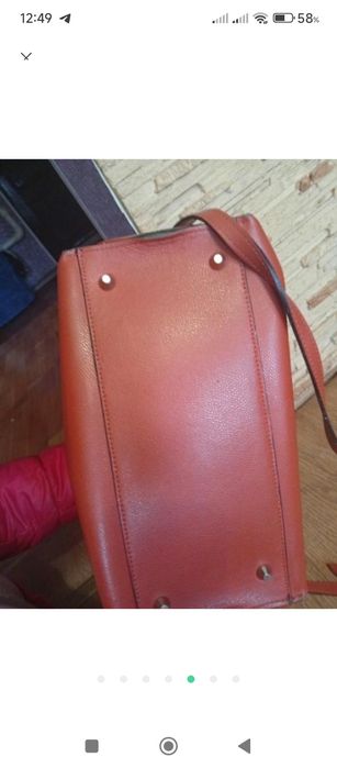 Містка Сумка натуральна шкіра. Італія.