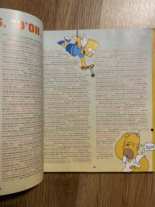 Livro dos Simpsons - em ingles