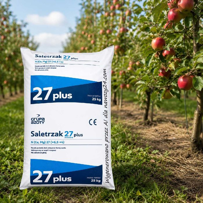 Saletrzak granulowany 25 kg nawóz azotowo wapniowy z magnezem