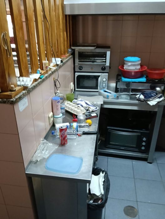 Recheio de café, fim de actividade.