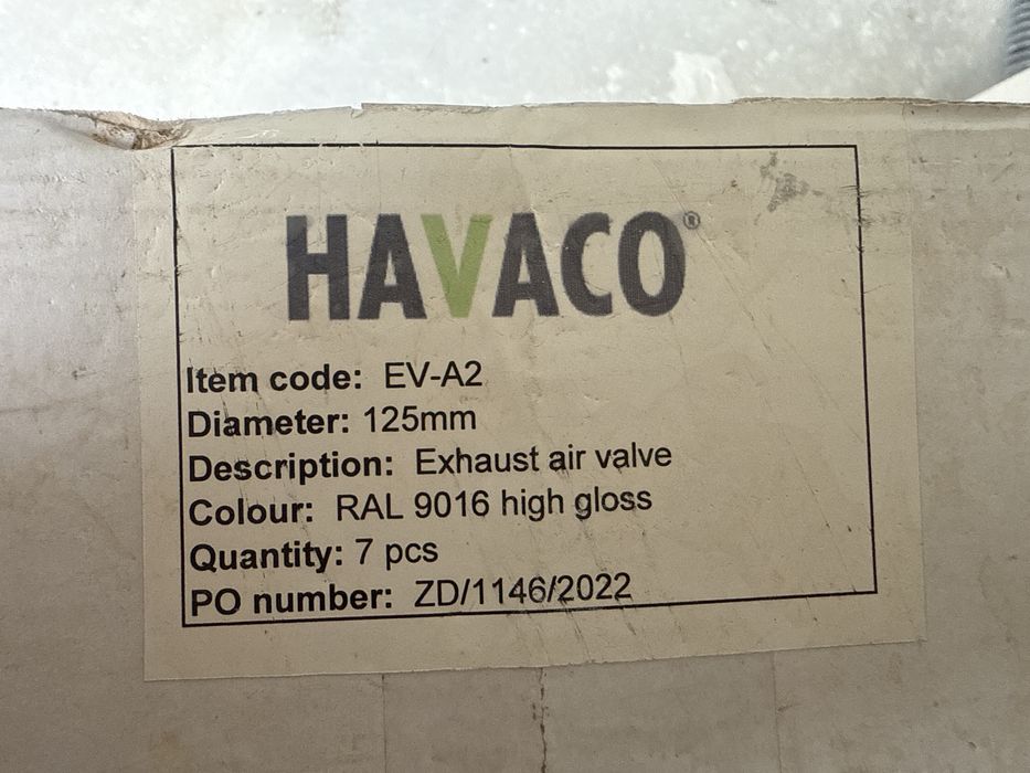 Anemostat Havaco 14szt