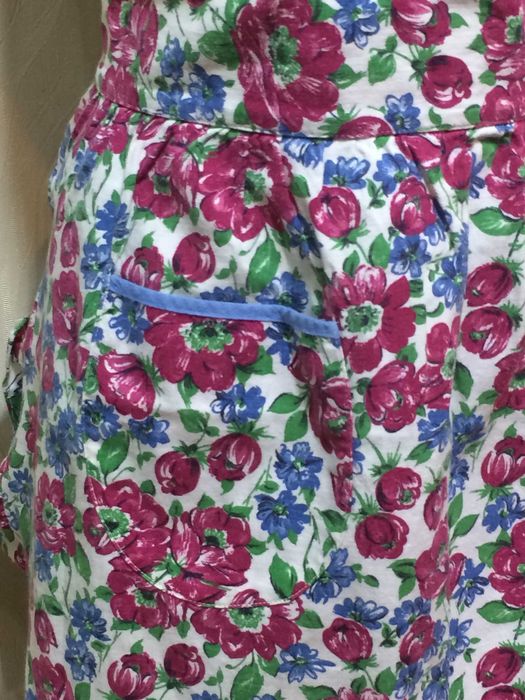 Котоновий фартук з карманом