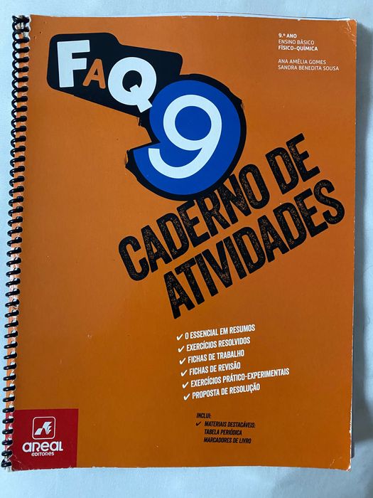 fichas do 9.º ano (Olhe a descrição)