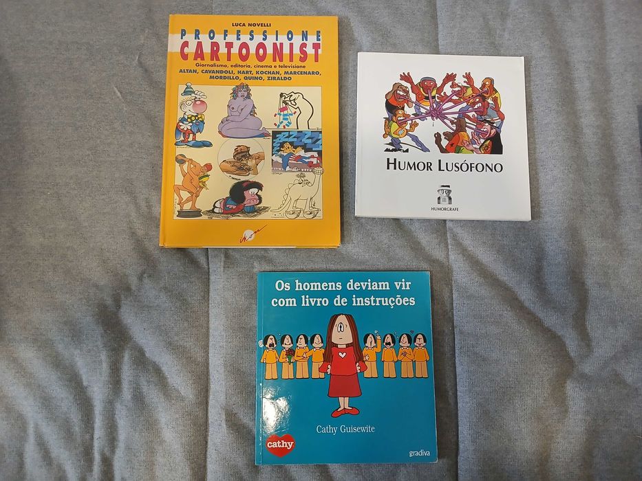 2 Livros de Banda Desenha + 1 Livro de Aprendizagem de Cartoons (IT)
