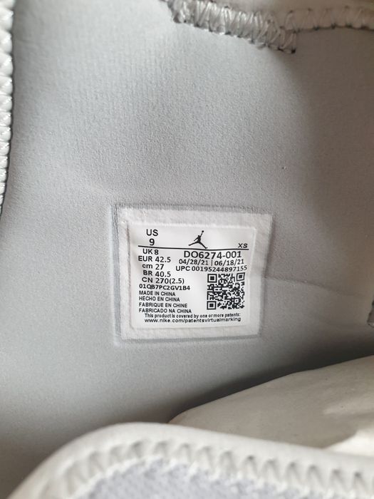 Klapki Nike Jordan Union Crater. Rozmiar 42,5