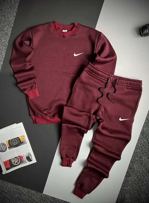 Спортивный костюм мужской Nike зимний на флисе кофта штаны найк