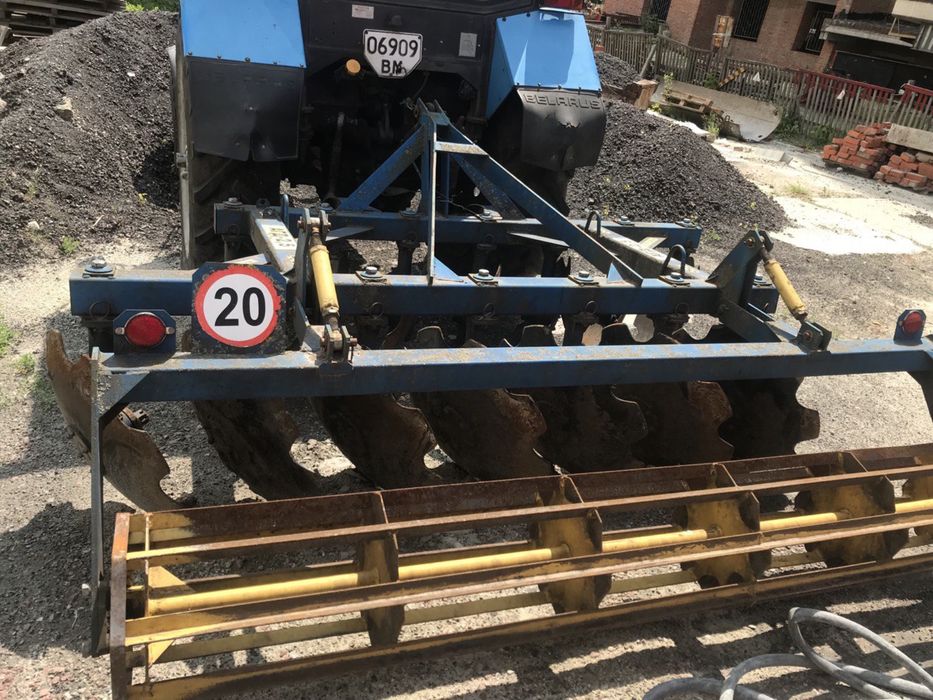 Трактор МТЗ -82 з бороною дисковою 2,5