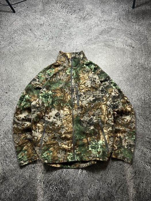 Realtree Camo Fleece Full Zip Jacket Outdoor Hunting