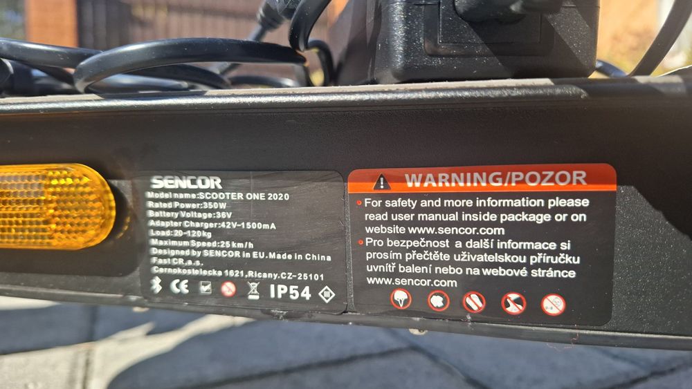 Електросамокат Sencor Scooter One 2020 E 9PRO.