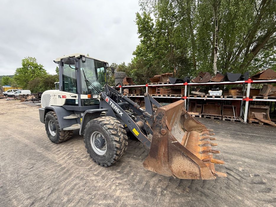 Terex TL80  Sprowadzona-2013rok-Krokodyl+Widły