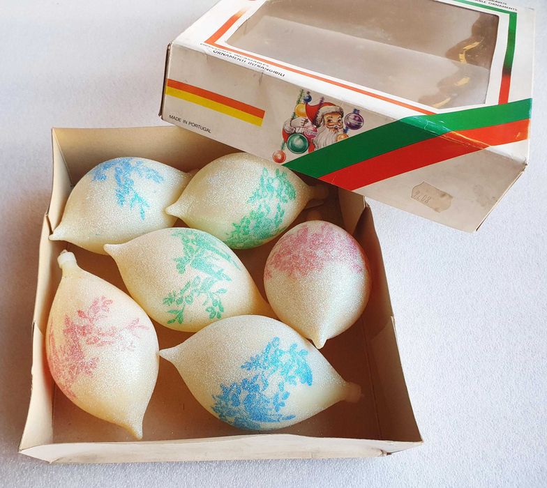 Antiga caixa "DECORAÇÃO de NATAL" ~ Fabrico Português ~ Anos 80 ~ RARO