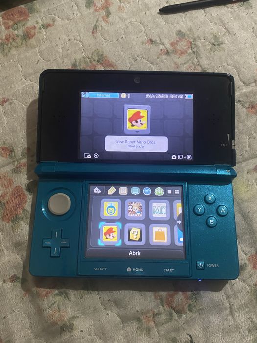 Nitendo 3ds  com 5 jogos